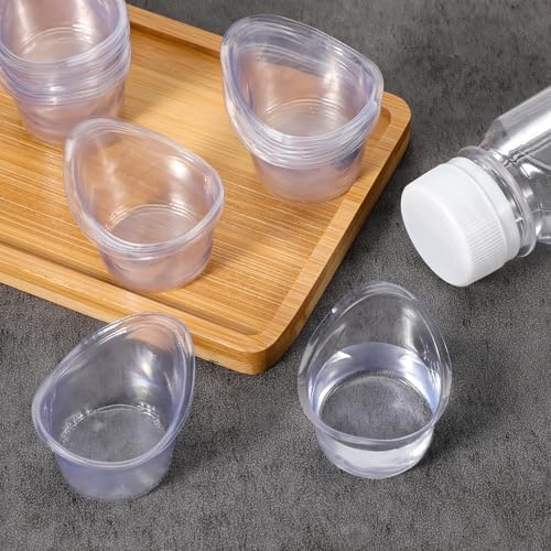 Ergonomic 5ml eye flush cups for dust and pollen removal
