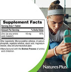 NaturesPlus gluten free zinc supplement bottle cap and seal