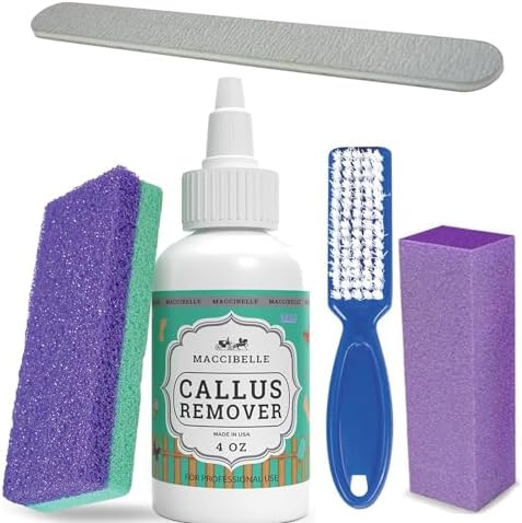 Professional foot care callus eliminator liquid gel kit