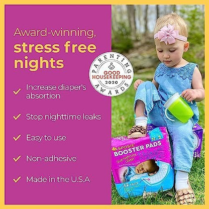 Detailed view of Select Kids Diaper Booster Pads insert