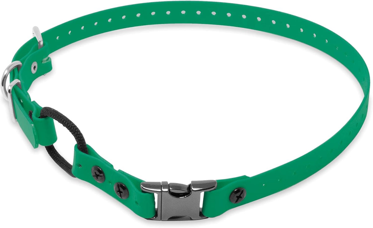 Educator Quick Snap 3/4-Inch Dog Training Collar Strap - Fits ME-300, ET-300/400, EZ-900, PE-900 & PG-300 Receivers - 33" Trim-to-Fit Biothane Bungee Collar, Black - Image 15