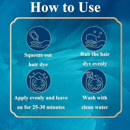 Application demonstration of Yarosh hair color shampoo