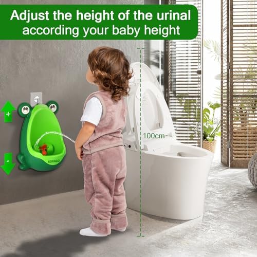 Close up of the rotating windmill target inside the frog urinal