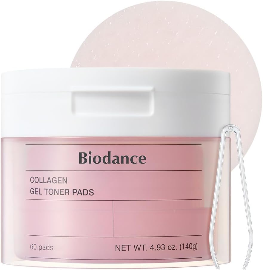 Biodance Collagen Gel Toner Pads front packaging view for Korean skincare routine