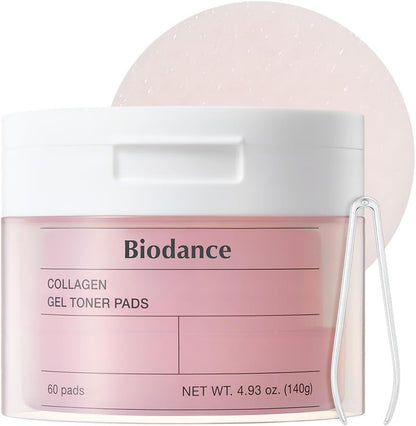 Biodance Collagen Gel Toner Pads front packaging view for Korean skincare routine