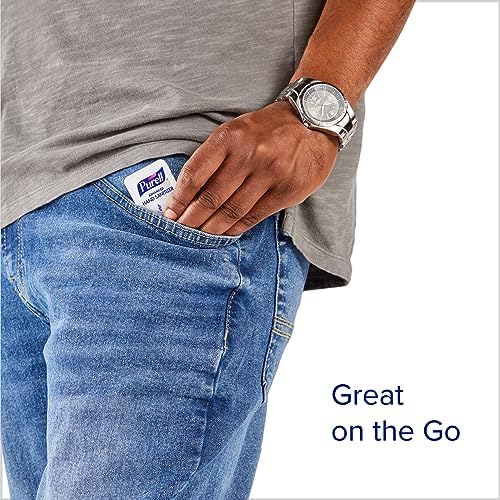 PURELL SINGLES Advanced Hand Sanitizer Gel, Fragrance Free, 125 Count Single-Use Travel-Size Packets - 9620-12-125EC (Pack of 1) - Image 5