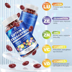 Fidernic Lutein 40 milligrams supplement bottle with cap open