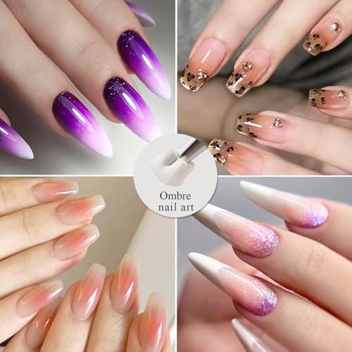 Professional nail art kit including sponges and precision pen