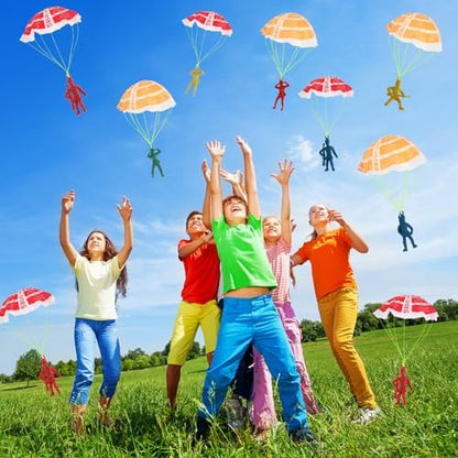 Manmel 40 pack outdoor children flying toy collection spread out to show multiple vibrant colors.