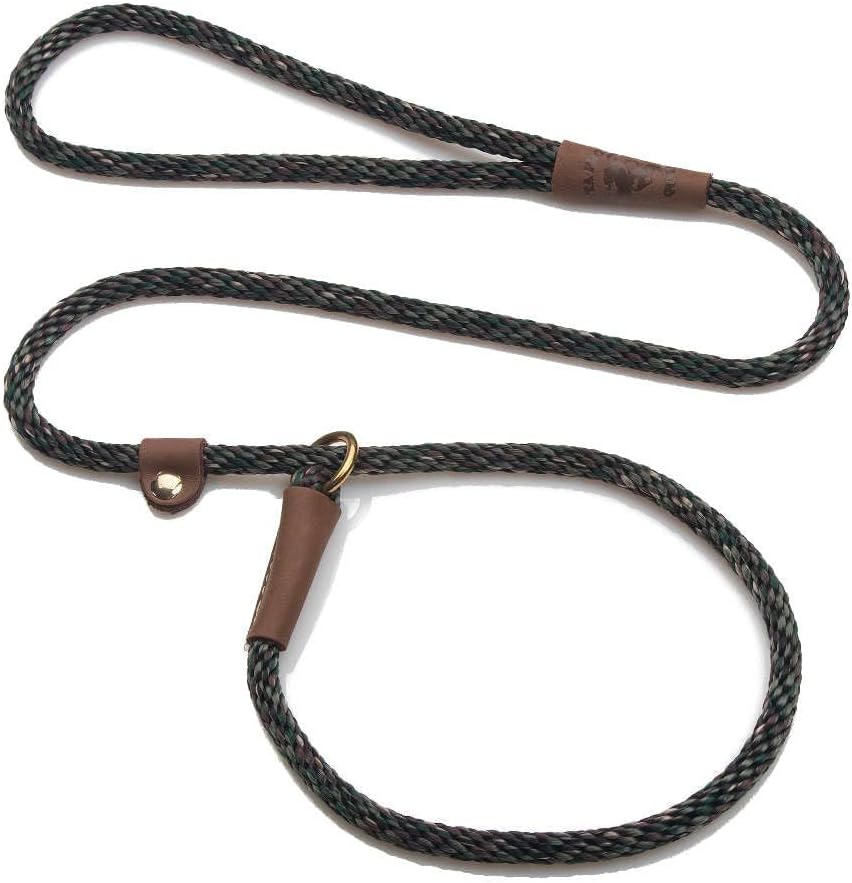 Mendota Pet Slip Leash - Dog Lead and Collar Combo - Made in The USA - for Large Breeds - Black, 1/2 in x 6 ft - Image 13
