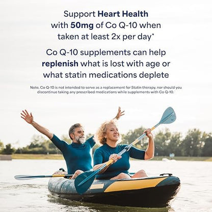 Imported Puritan's Pride CoQ10 rapid release softgels daily dosage