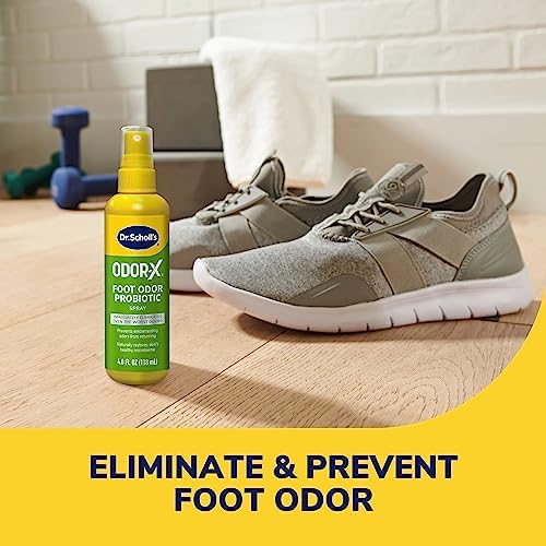 Spray nozzle detail of Dr. Scholl's odor elimination probiotic extract formula