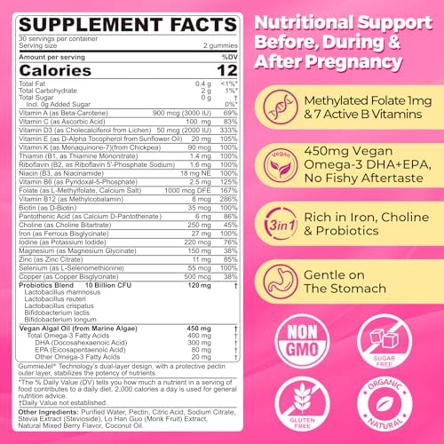 Authentic USA imported Neviss prenatal supplement packaging