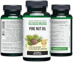 Siberian Green cold pressed pine nut oil capsules packaging