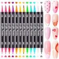 MelodySusie 12 Color Nail Art Pens Set front view packaging