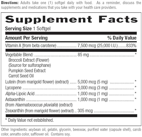 Country Life Carotenoid Complex antioxidant support packaging