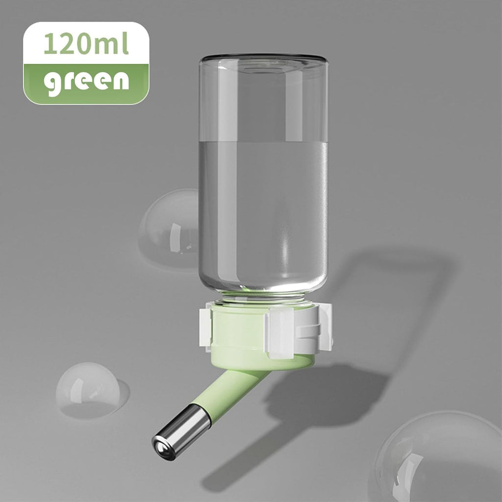 Hamster Water Bottle for Glass Tanks & Wire Cages - Dual Ball-Bearing & Dual Silicone Gaskets Leakproof Design (2 Stainless Steel Balls) 4.06oz - Fits Hamsters/Mice Under 250g - Image 4