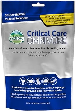 Oxbow small animal recovery food powder packaging details