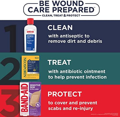 Rudra Retails stock of genuine imported Band-Aid Brand twenty pieces assorted first aid dressing boxes