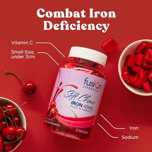 Authentic Bariatric Fusion lifestyle chewable iron 60 pieces packaging detail