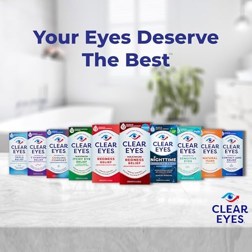 Clear Eyes 12 hour comfort eye drops imported from USA