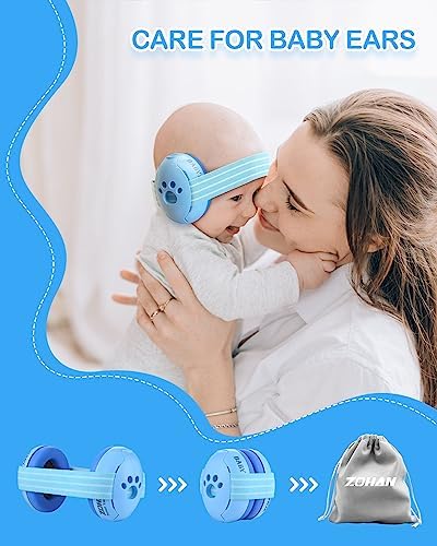 Side view of Zohan EM001 infant noise canceling earmuffs