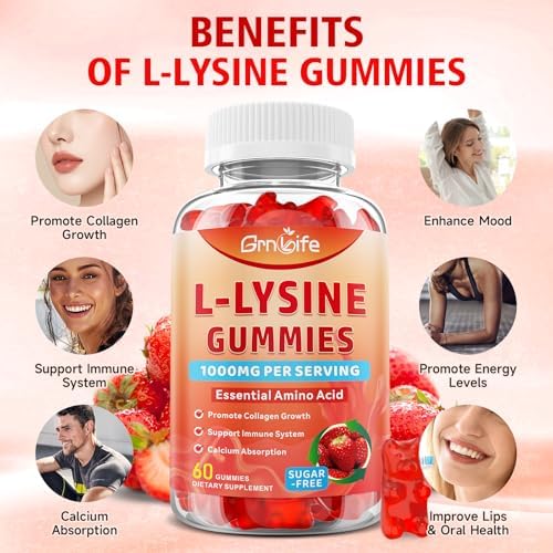 Close up of GrnLife chewable strawberry flavored gummies texture.