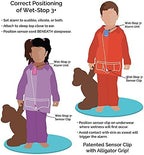 Complete Wet-Stop3 kit contents including alarm, pad, and instruction book.