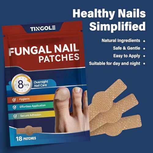 Fanshi brand 21 count fungal nail treatment patches for home use.