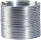 Three pack metal walking springs displaying the durable steel coils