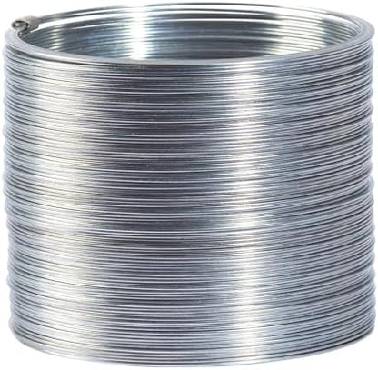 Three pack metal walking springs displaying the durable steel coils