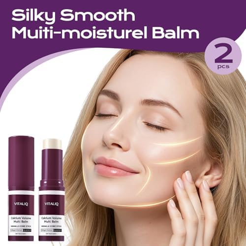 Vitaliq Beauty hydrating face moisturizer stick texture close-up demonstrating its smooth application.