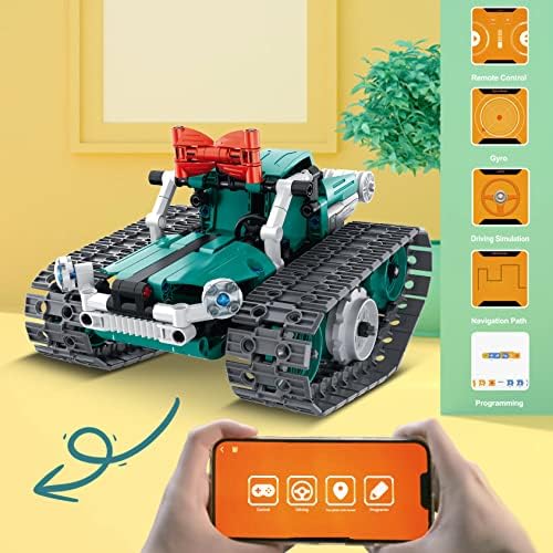 Mobile app interface controlling the STEM robot