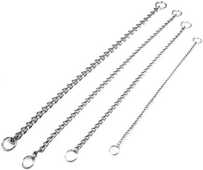 SGODA heavy duty choke chain collar showing the loop configuration