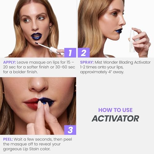 Wonderskin travel friendly nine milliliters lip stain activator mist