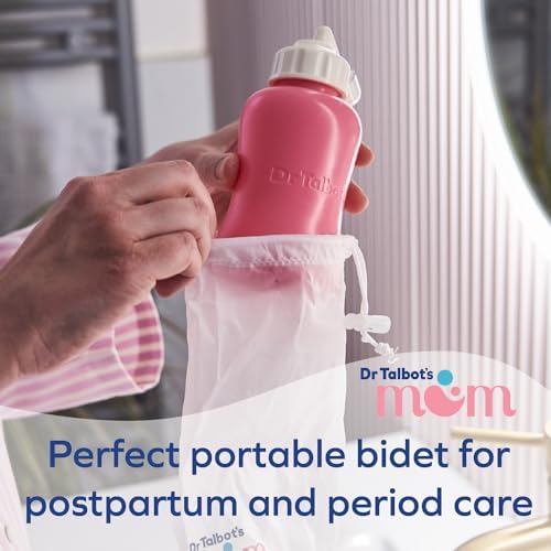 Dr. Talbot's 12.2 fluid ounce portable cleansing bottle for new mothers.