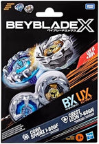 Beyblade X Cowl Sphinx 1-80GF BX & Crest Leon 7-60GN UX Dual Pack Set with 2 Right-Spinning Tops; Authentic Takara Tomy Battle Tops; Games/Toys for Boys & Girls 8+ - Image 4