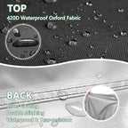 MUTUSHI windproof dog run cover bottom straps detail