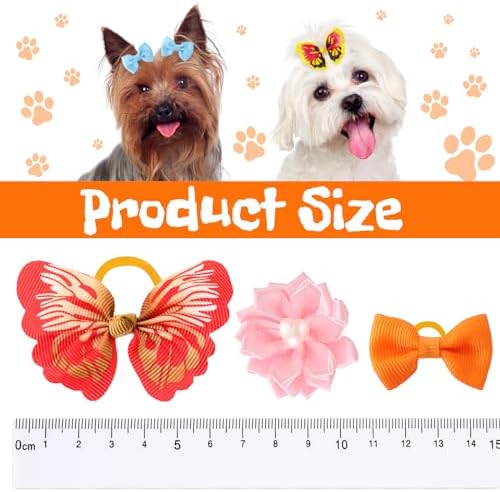 Janinka pet hair accessories with elastic rubber bands