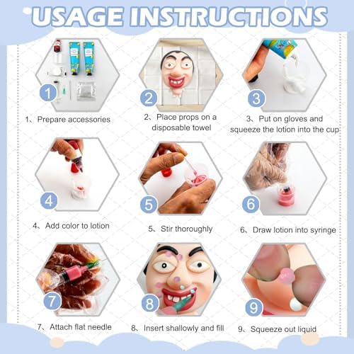 Refilling process of the ChompFace fidget toy using the included injector tool and white filling cream