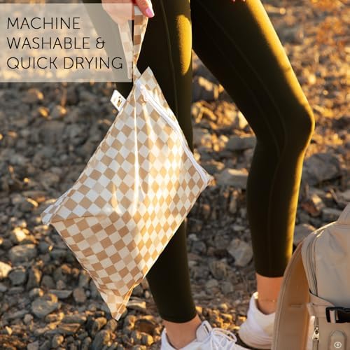 Side profile of Bumkins reusable wet bag