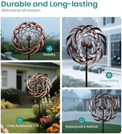 Five prong ground stake for Vufoz garden spinner