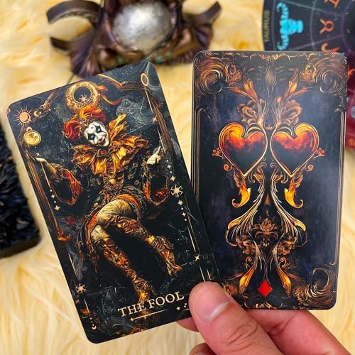 Authentic USA imported GZXINKE dark fantasy style tarot deck for shadow work.