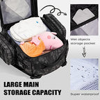 Dinictis dad diaper backpack featuring insulated bottle pockets
