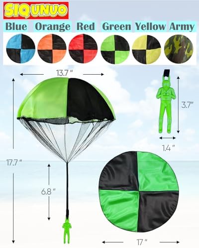 Close up of the durable premium nylon fabric material and plastic soldier.