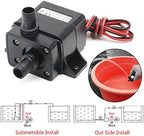 HiLetgo water pump operating inside an aquarium fish tank setup