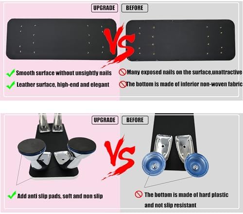Detachable metal legs of white nail arm rest for easy storage