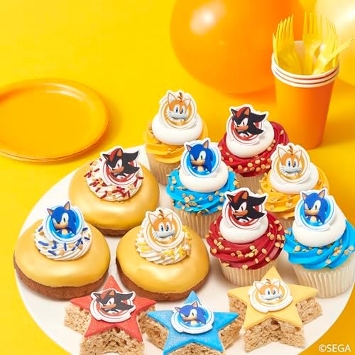 Authentic USA imported Sonic the Hedgehog cake toppers