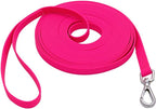 Waterproof Dog Training Leash 50FT 30FT 15FT 10FT 5FT Heavy Duty Recall Long Lead for Large Medium Small Dogs (30FT, Orange) - Image 9