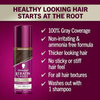 Schwarzkopf medium brown root cover spray packaging back view